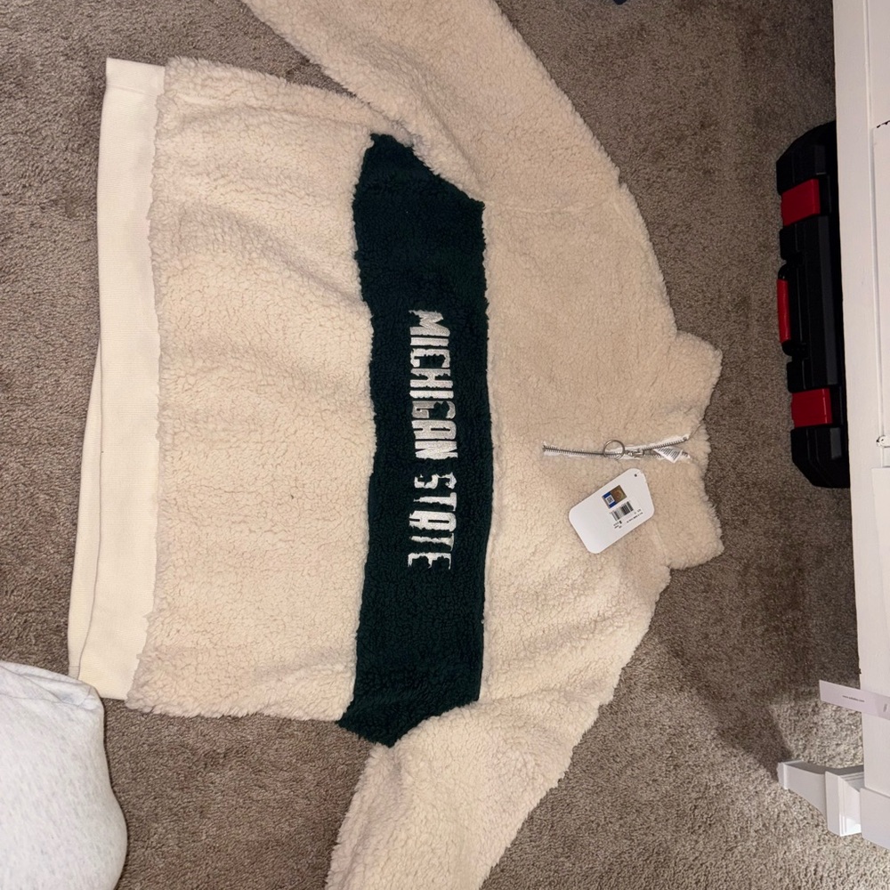Michigan State Sherpa Pullover